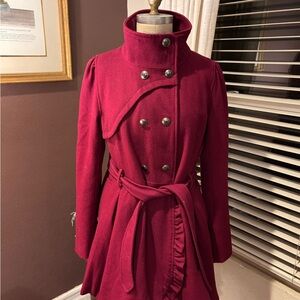 Women’s Target Xhiliration pea coat with ruffles - Large